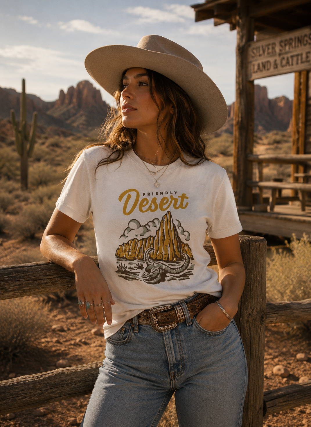 Premium Organic Tee Desert