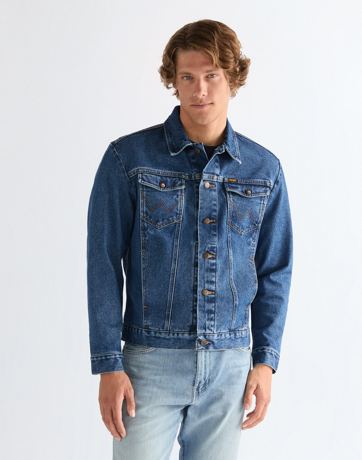 Cowboy Cut Jacket Stonewash