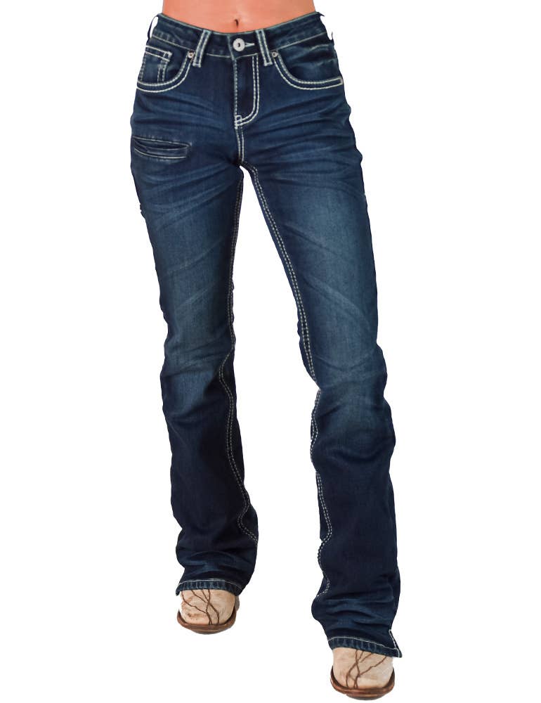 Bootcut jeans - flanell