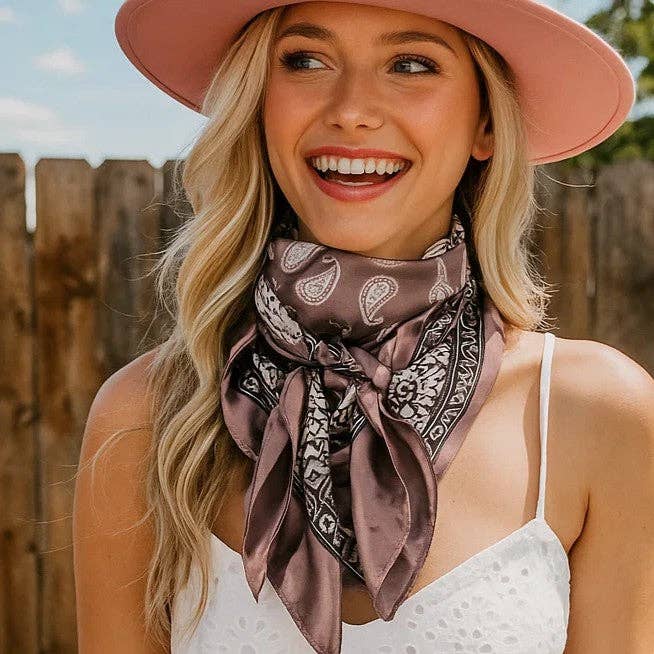 Tvåfärgad Paisley Wild rag