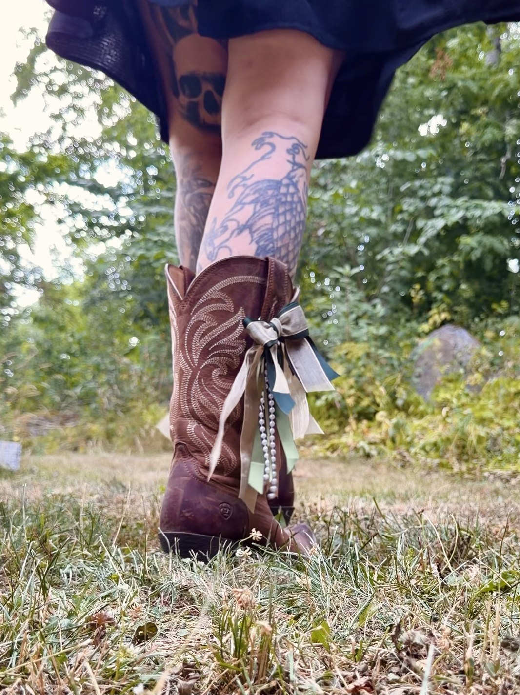 Grön Boot Bow