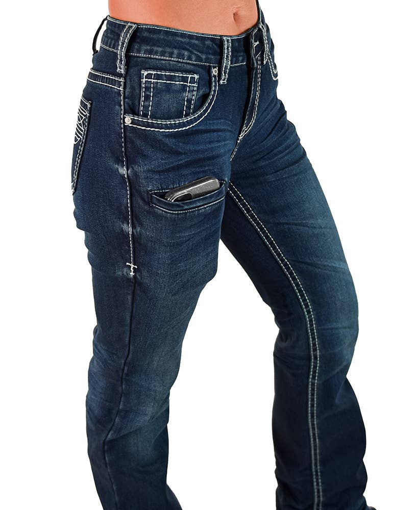 Bootcut jeans - flanell