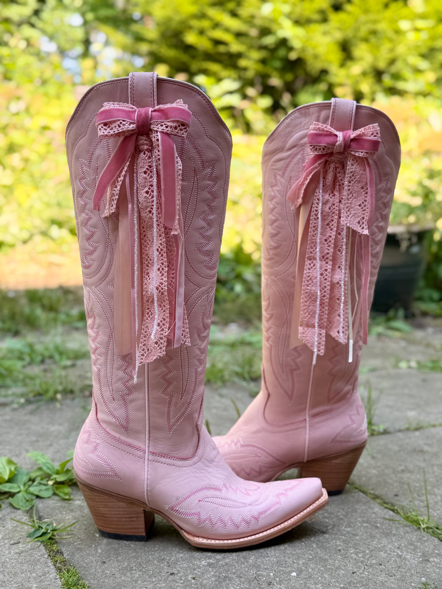 Rosa Boot Bows