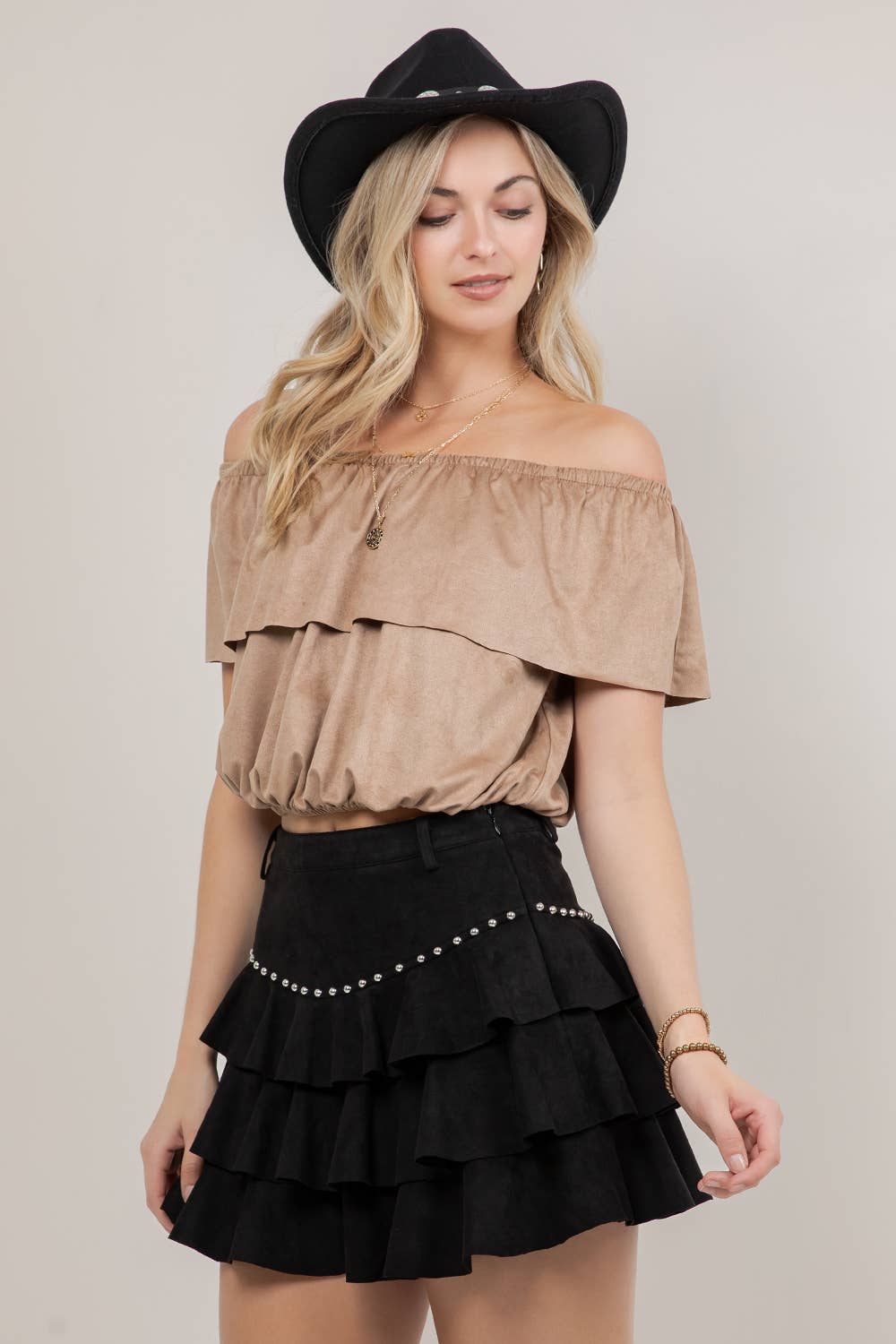 Sage Off-Shoulder Top