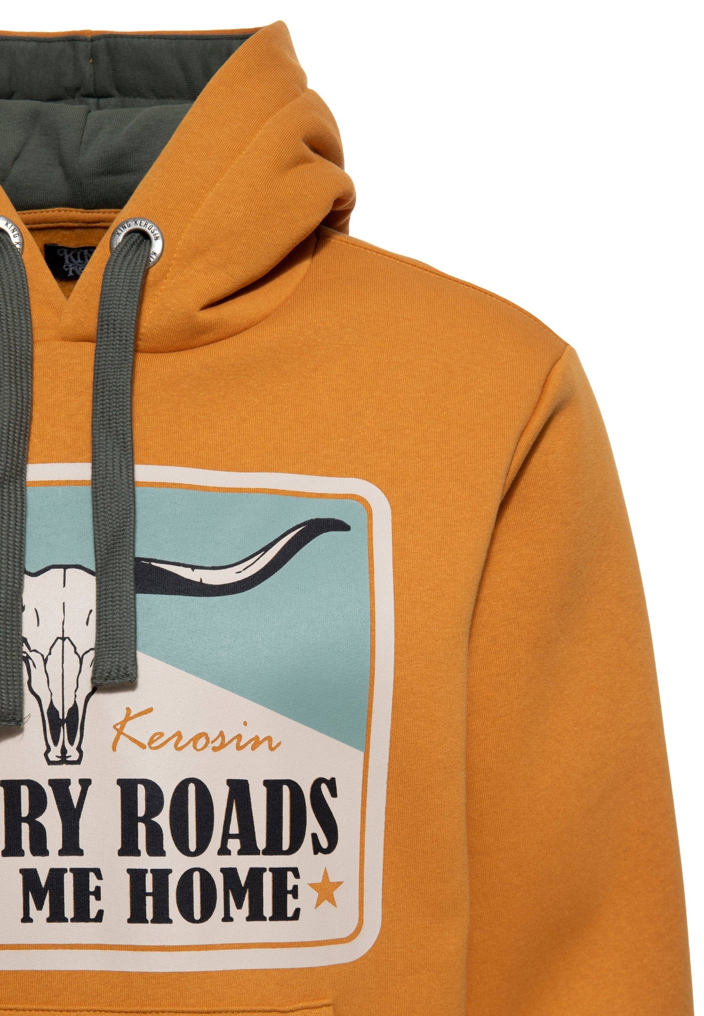 Orange Hoodie Country Roads