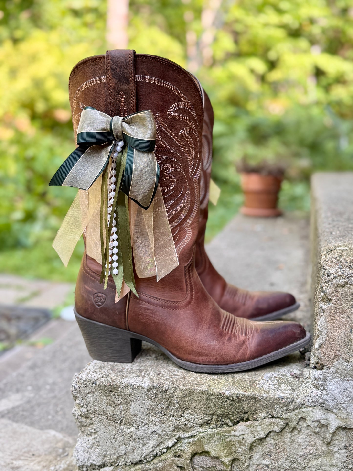 Grön Boot Bow