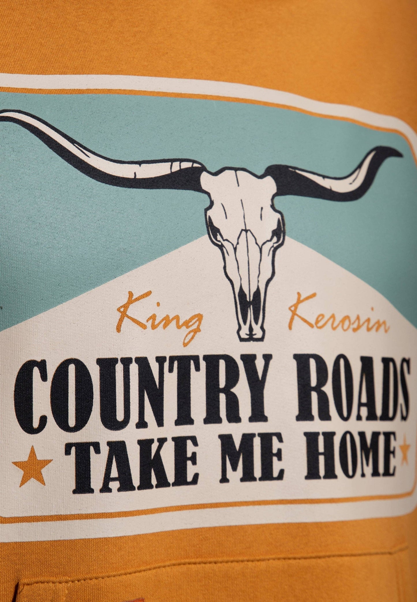 Orange Hoodie Country Roads