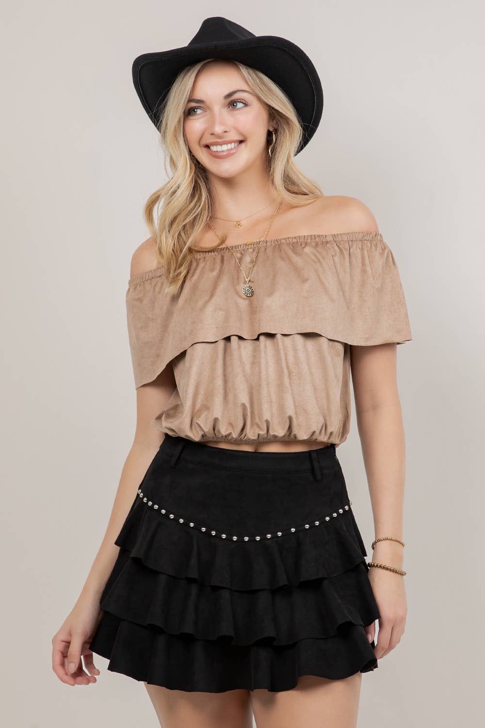 Sage Off-Shoulder Top
