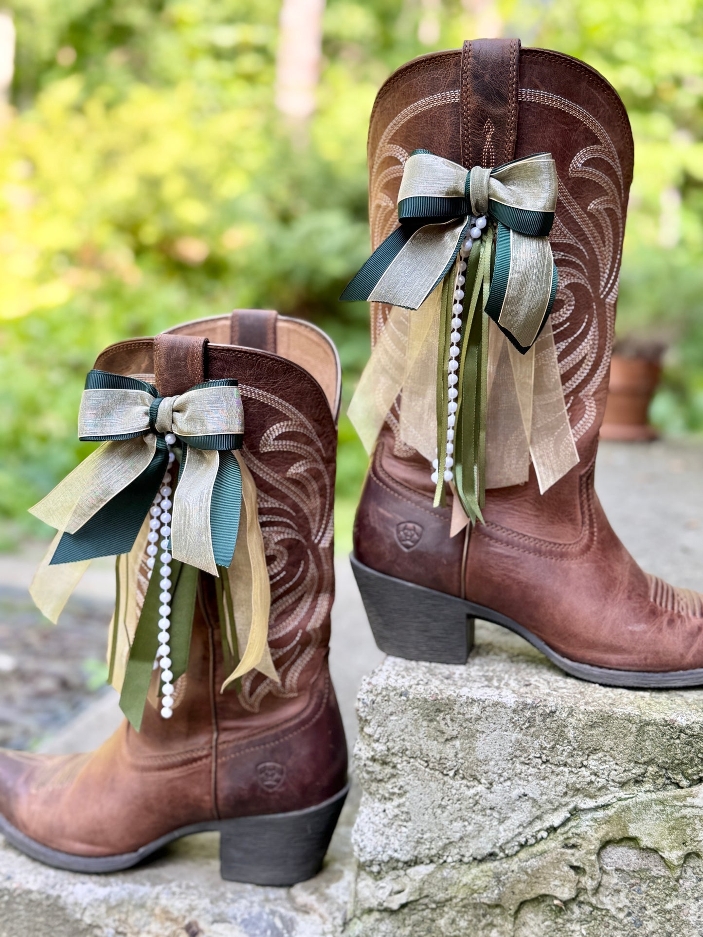 Grön Boot Bow
