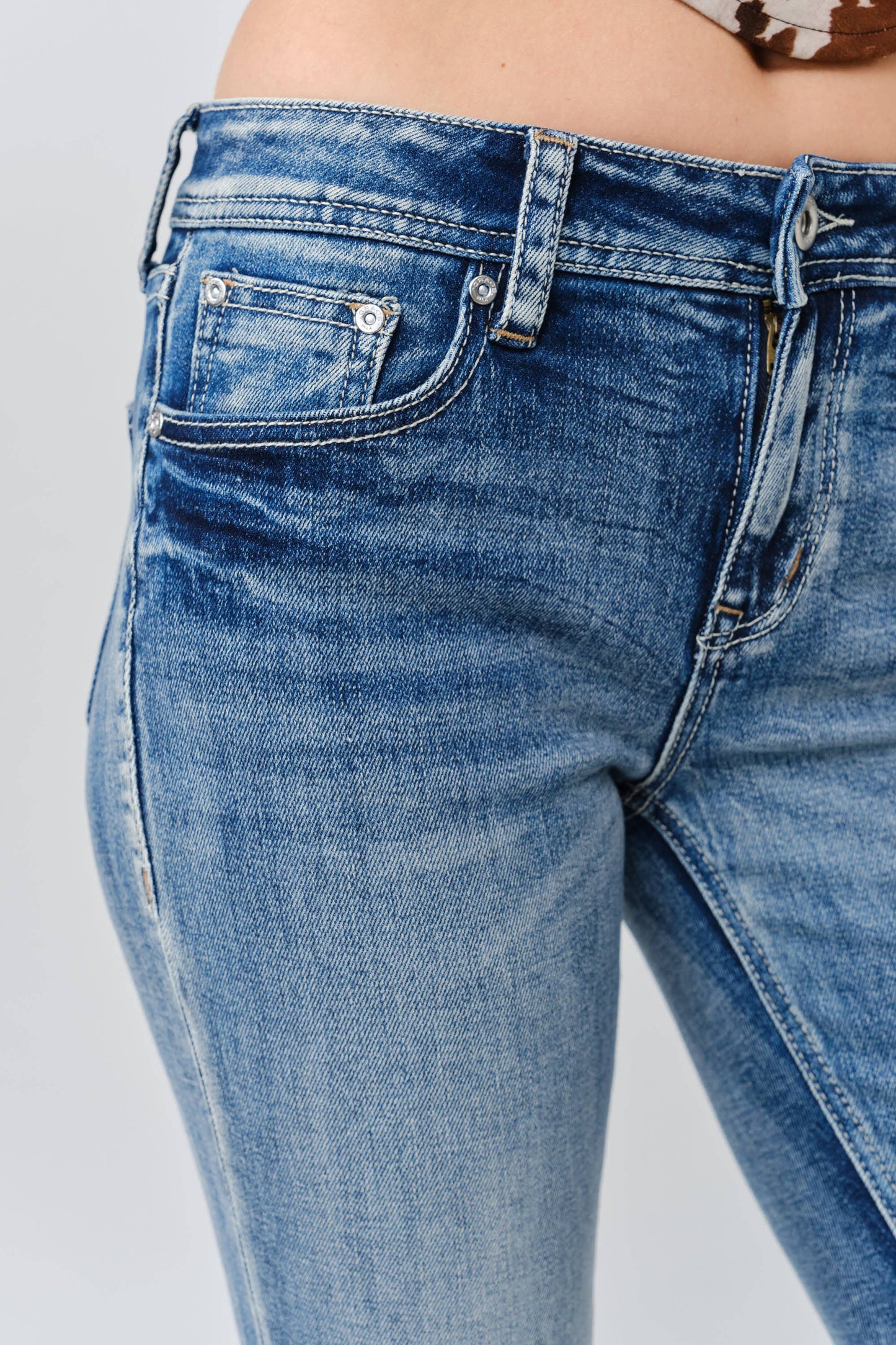 Simple stitches Bootcut jeans 34”