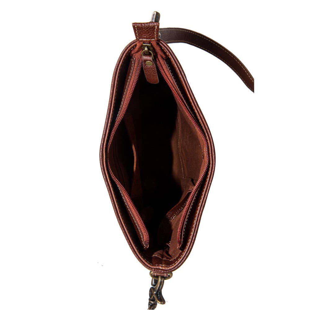 Crossbody i Äkta Läder & Kohud