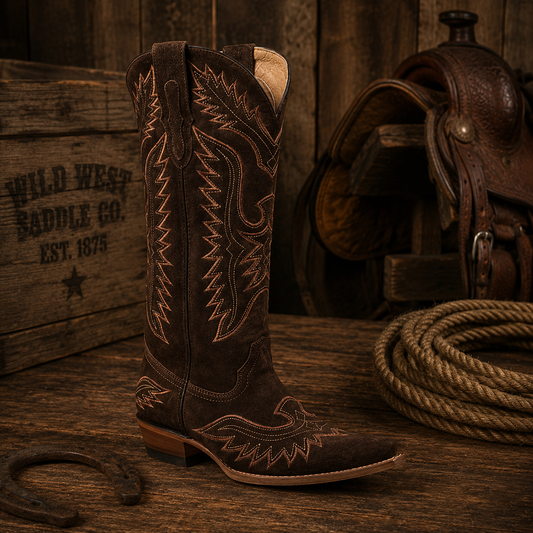 Westernboots i mocka