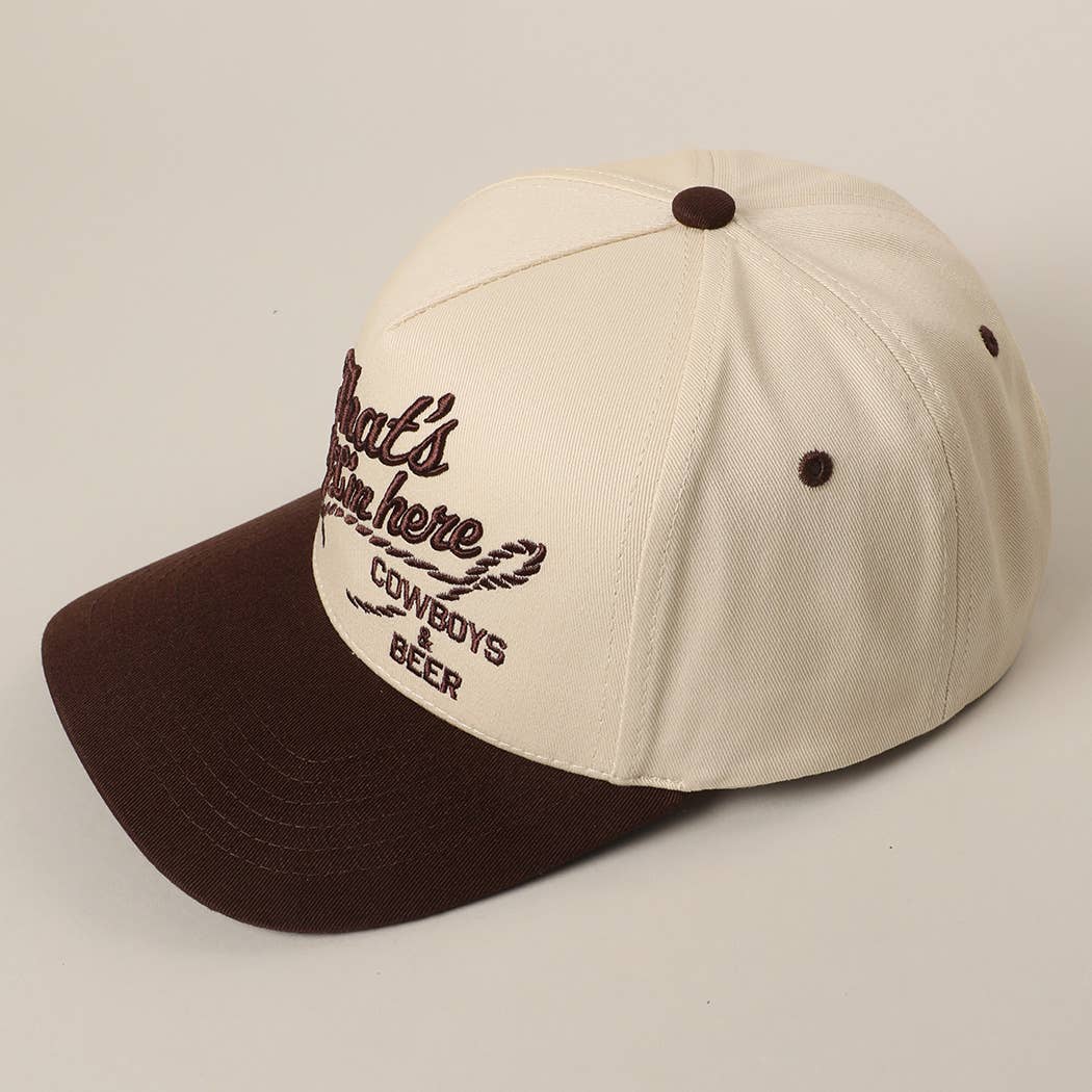 Cowboys & Beer keps