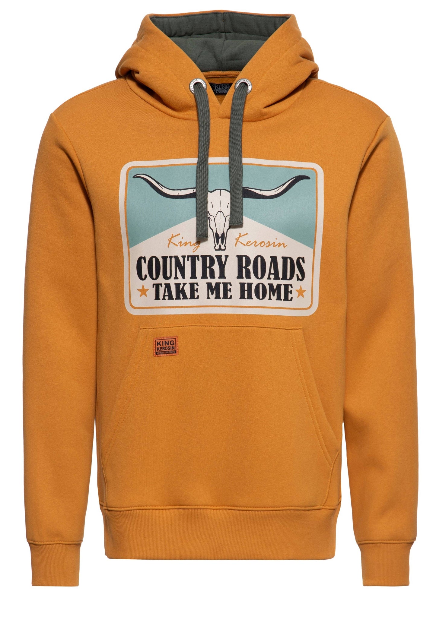 Orange Hoodie Country Roads