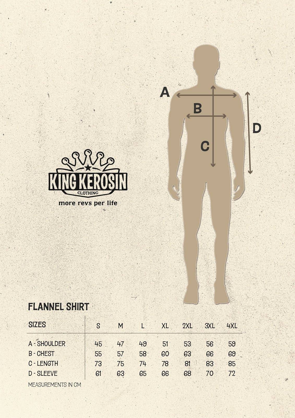 Flanellskjorta Rost - Plus Size