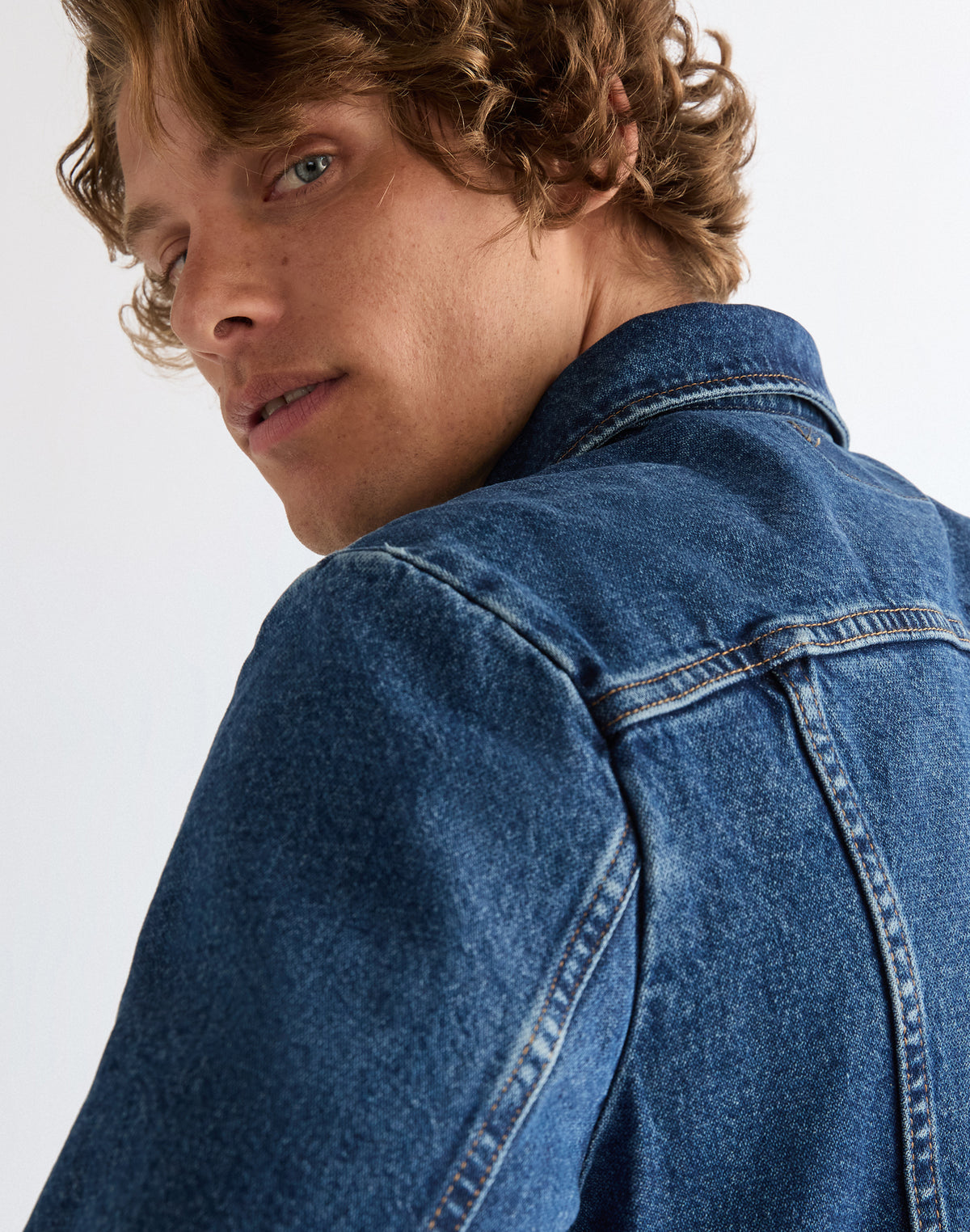 Cowboy Cut Jacket Stonewash
