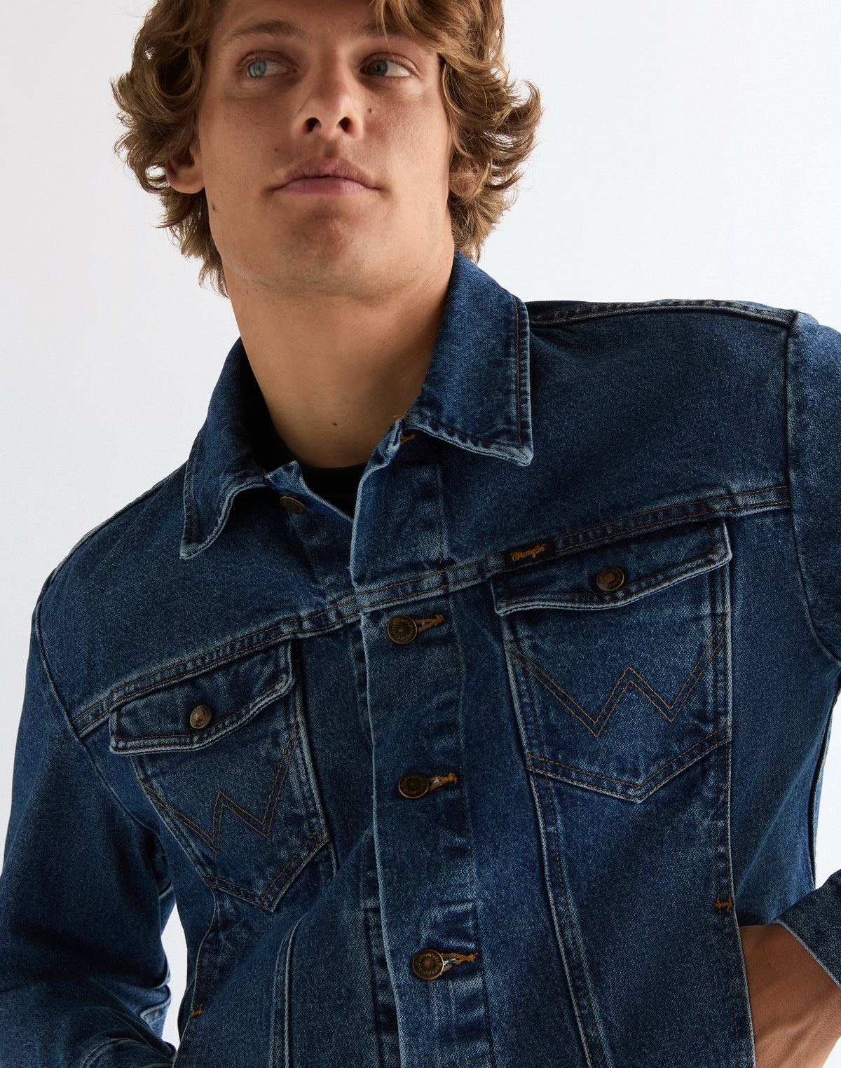 Cowboy Cut Jacket Stonewash