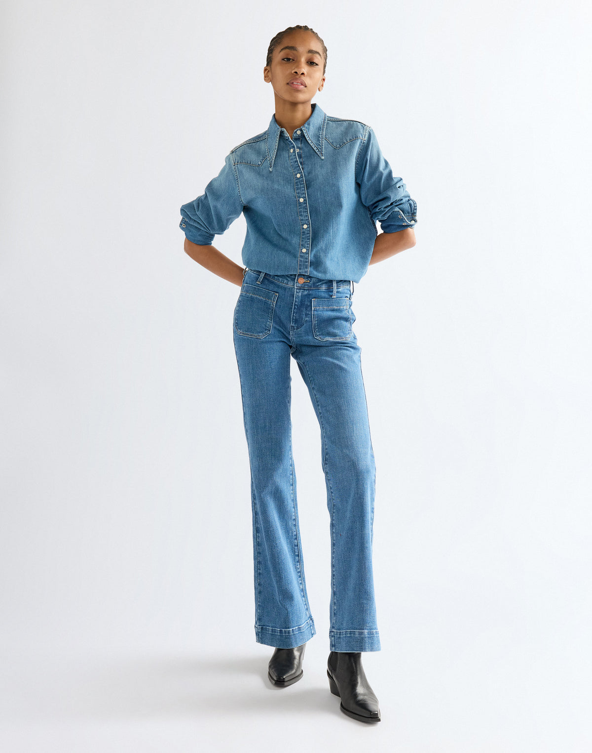 Flare Jean Indigo Rush