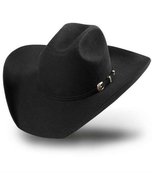 Wyoming – Westernhatt i 100% ull Svart