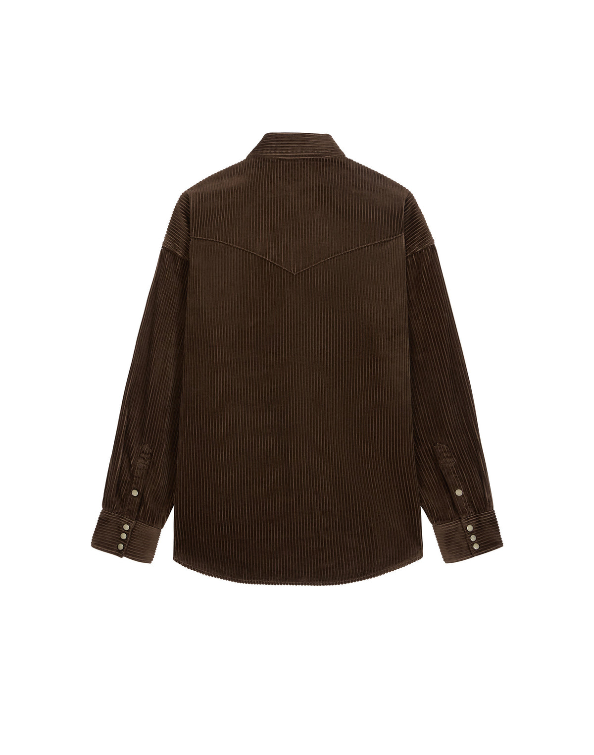 Wrangler Oversized Western shirt Coffee