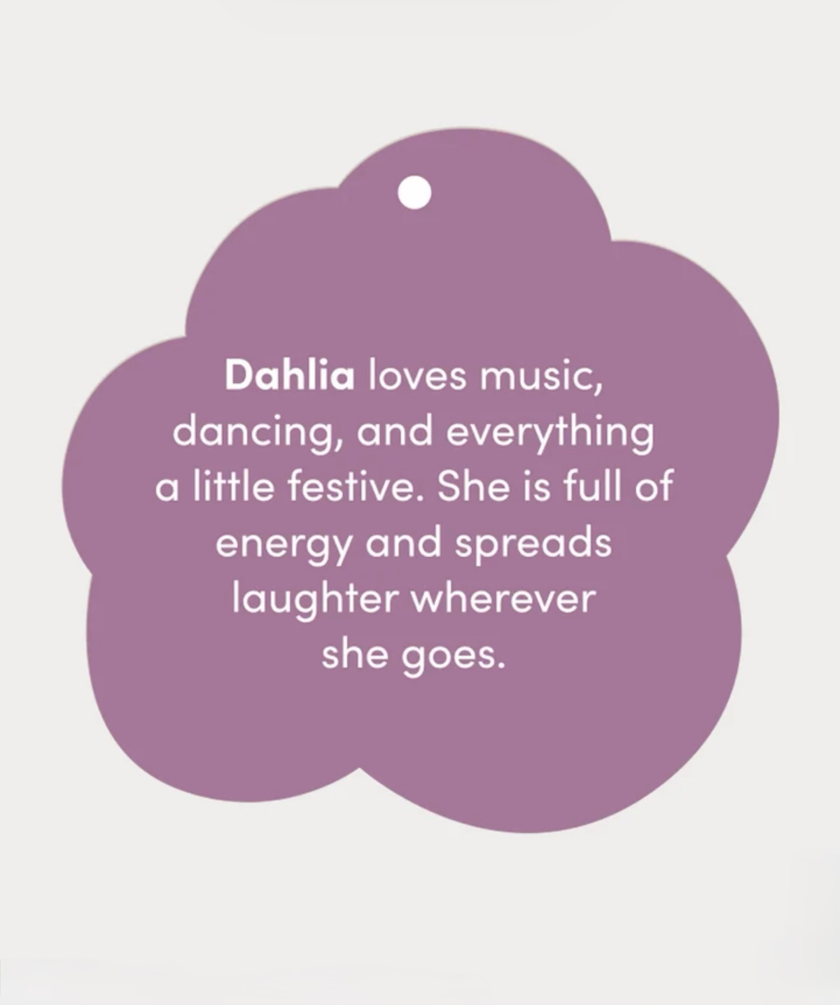 Blooming Bunny, Dahlia