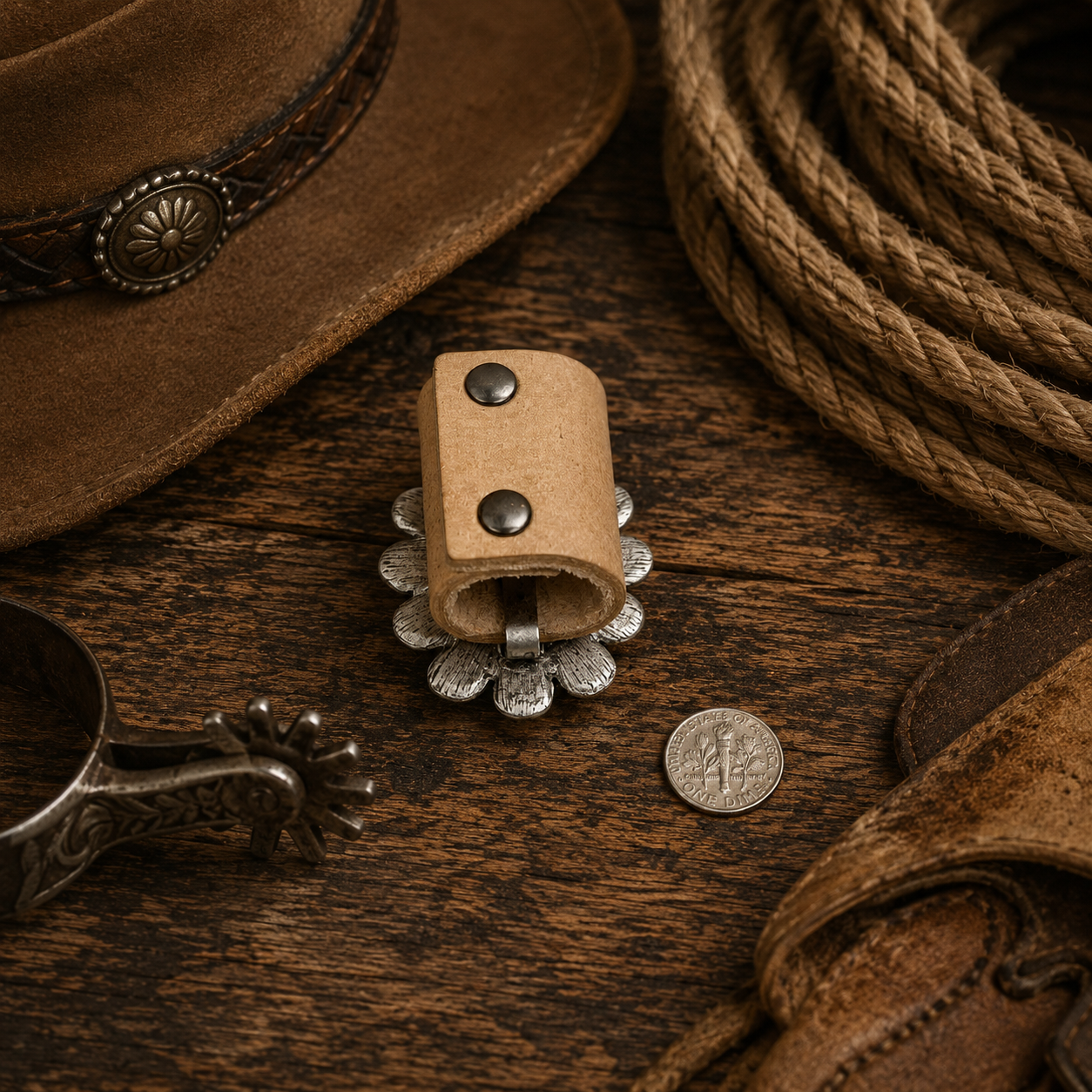 Wild rag slide - med turkosa stenar