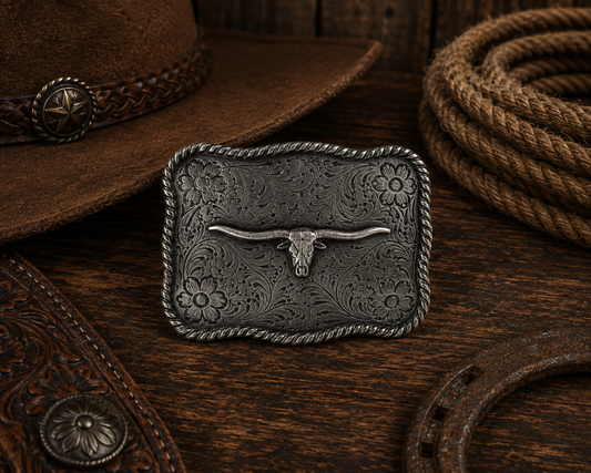 Belt Buckle Longhorn