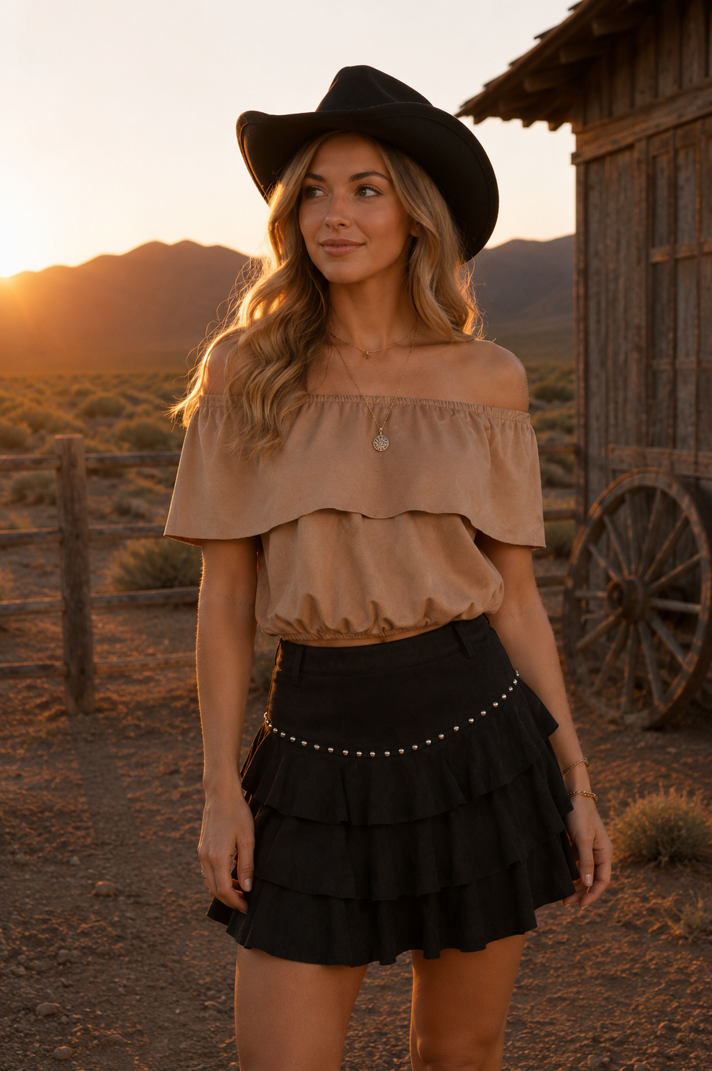 Sage Off-Shoulder Top