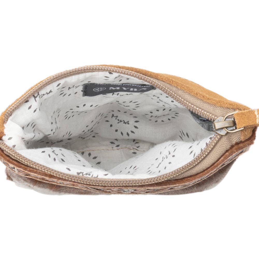 Crossbodyväska i kohud