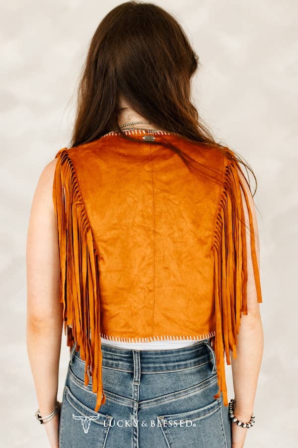 Desert Rodeo Fringe Vest – Westernväst med fransar